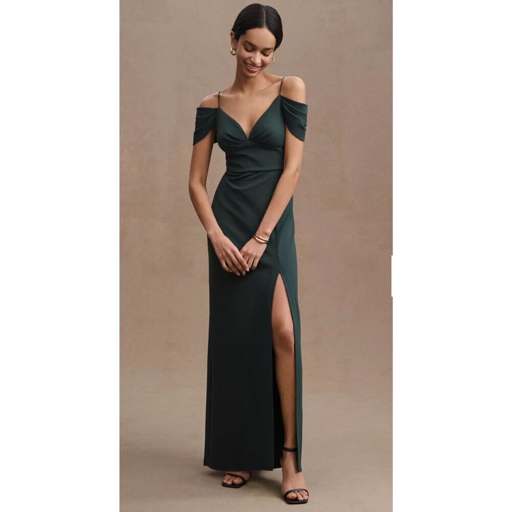 Sachin & Babi NWT size 8 Brittany gown - Anthropologie - Emerald green